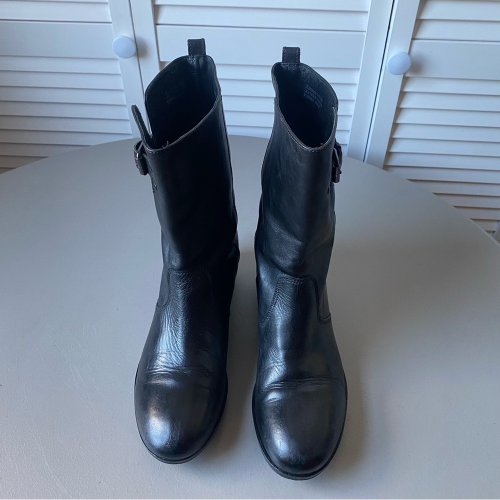 J.Crew Women’s Black Leather Boots Size 8.5